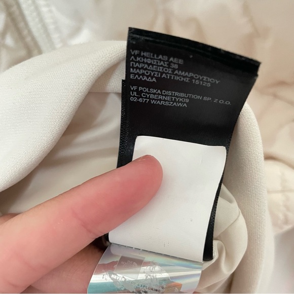 The North Face Monarch Quilted Puffer Jacket in Cream Women’s Medium - Picture 6 of 11